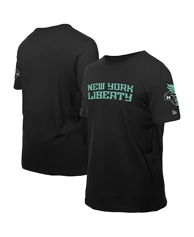 New Era Men's Black New York Liberty Premium Wordmark T-Shirt
