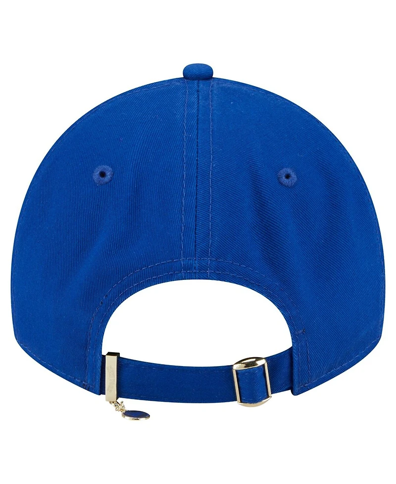 New Era Women's Royal New York Mets Ornament 9TWENTY Adjustable Hat
