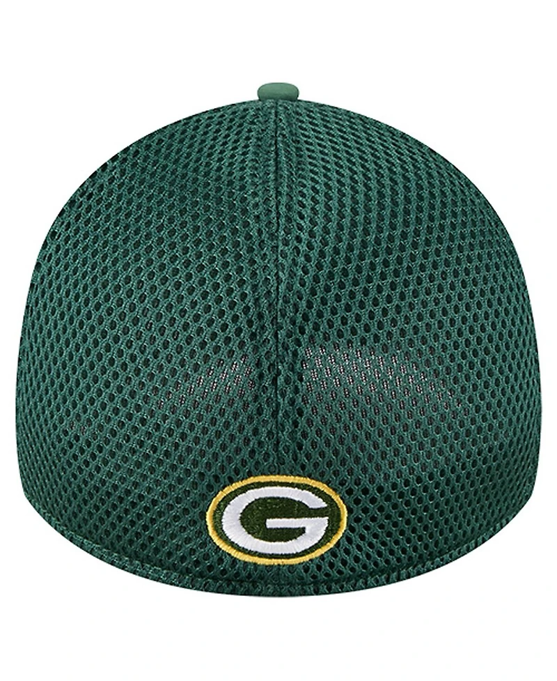 New Era Men's Green Bay Packers Outline 39THIRTY Flex Hat