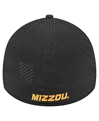 New Era Men's Black Missouri Tigers Rope 39THIRTY Flex Hat