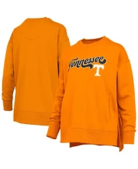 Pressbox Women's Tennessee Orange Tennessee Volunteers Bonanza Chenille Harper Script Sweatshirt