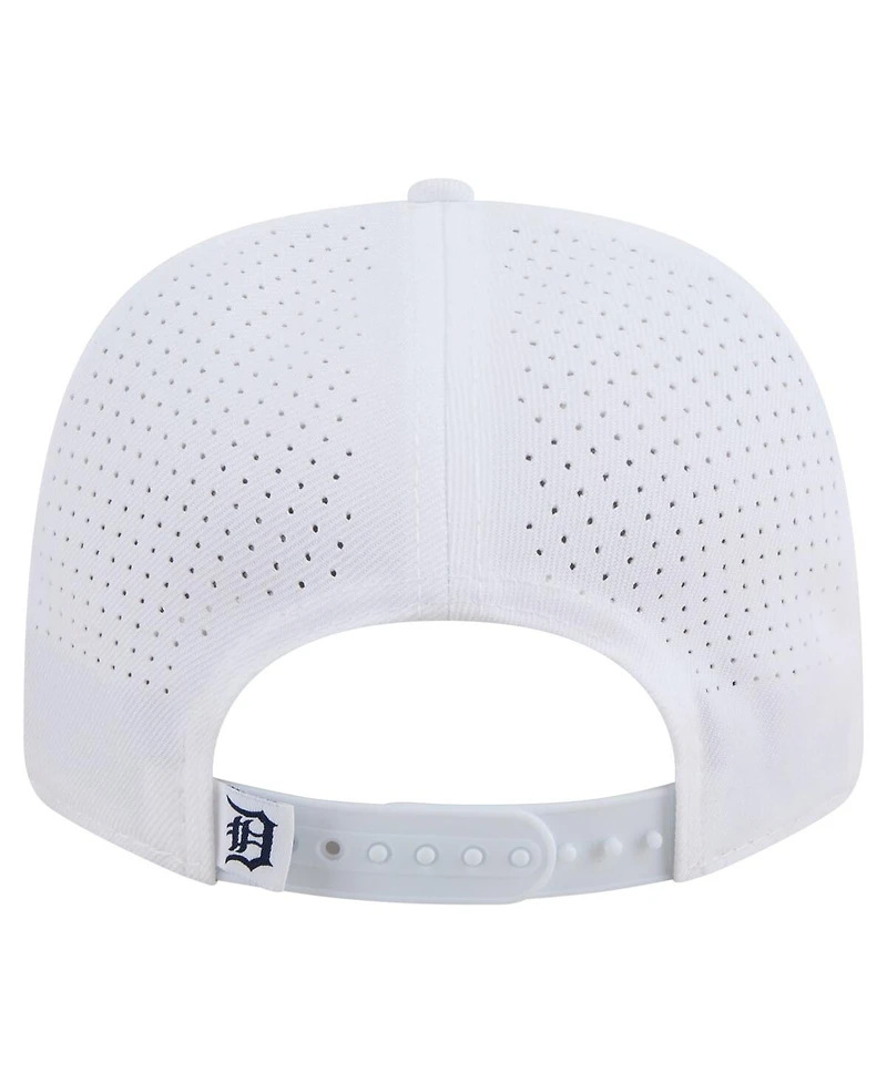 New Era Men's White Detroit Tigers Coolera 9SEVENTY Adjustable Hat