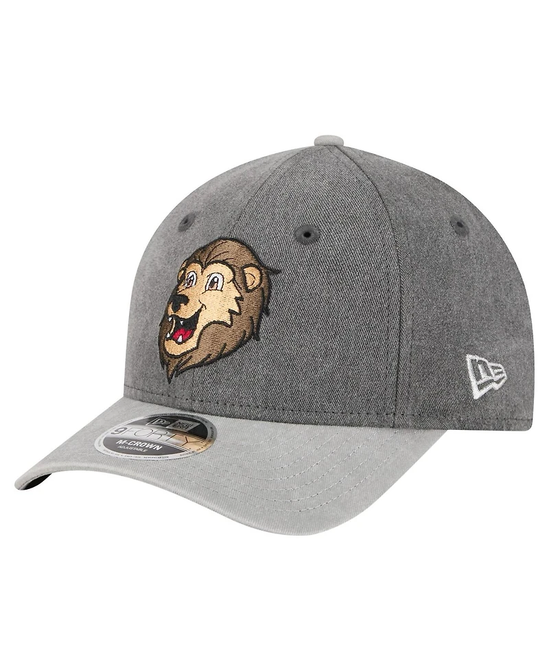 New Era Men's Black/Gray Los Angeles Kings Mascot 2-Tone 9FORTY Adjustable Hat