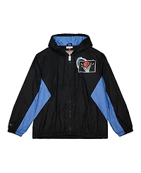 Mitchell & Ness Men's Black Cleveland Cavaliers Playmaker Full-Zip Windbreaker Jacket