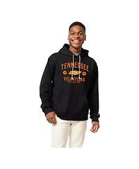 League Collegiate Wear Men's Black Tennessee Volunteers Bendy Arch Essential Pullover Hoodie