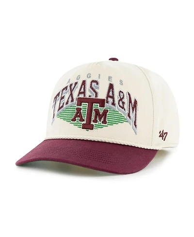'47 Brand Men's Natural Texas A M Aggies Pomona Two-Tone Rope Hitch Adjustable Hat
