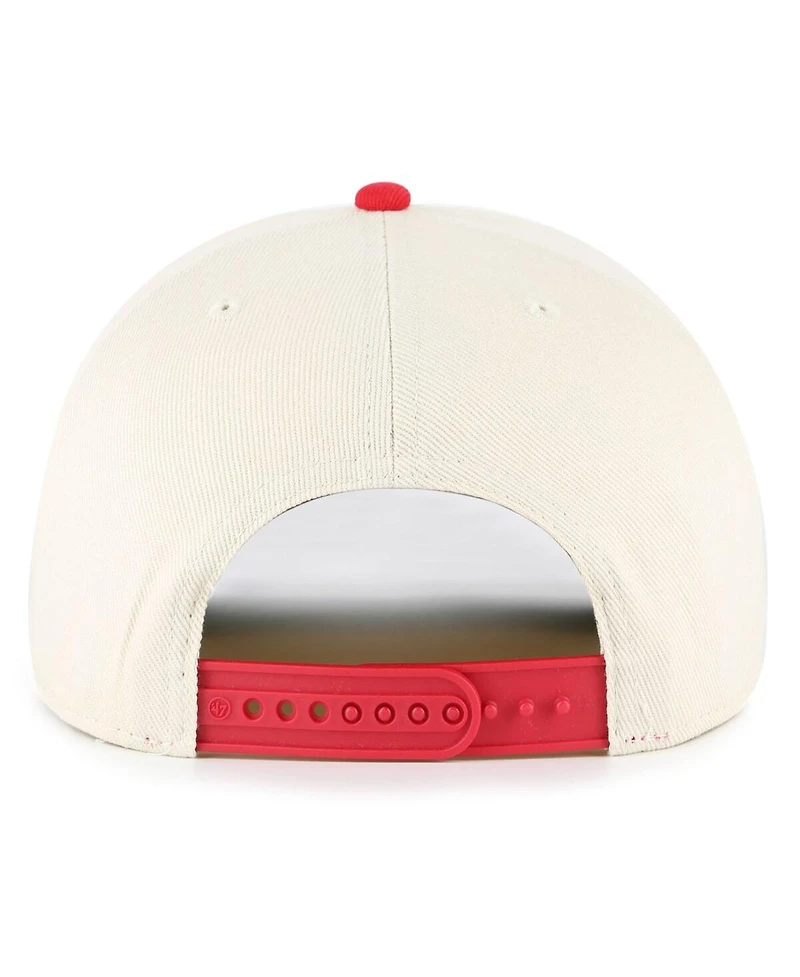 '47 Brand Men's Natural Nc State Wolfpack Pomona Two-Tone Rope Hitch Adjustable Hat