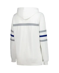 Mitchell & Ness Women's White Seattle Seahawks Plus Head Coach Throwback Pullover Hoodie