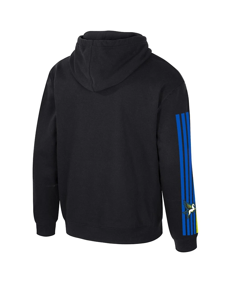 Stadium Essentials Men's and Women's Black Dallas Wings City Star Rebel Edition Pullover Hoodie