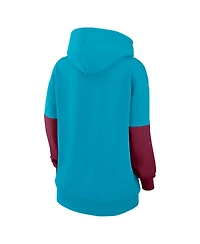 Nike Women's Turquoise Florida State Seminoles Oversized Essential Fleece Hoodie