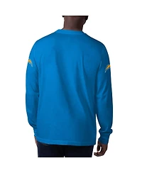 Starter Men's Powder Blue Los Angeles Chargers Clutch Hit Long Sleeve T-Shirt