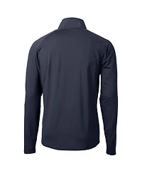 Cutter & Buck Men's Navy Penn State Nittany Lions Adapt Eco Knit Hybrid Full-Zip Logo Jacket
