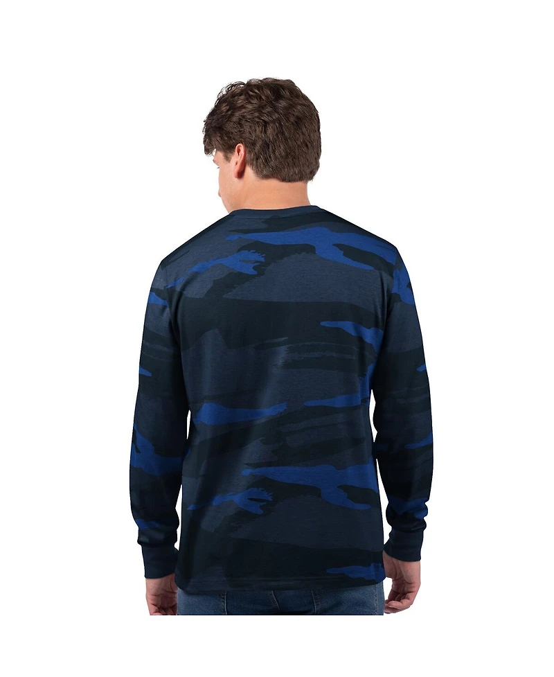 Starter Men's Navy Dallas Cowboys Thursday Night Gridiron Long Sleeve T-Shirt