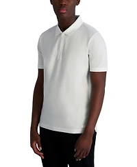 Karl Lagerfeld Paris Men's Performance Pull-Over Polo Shirt