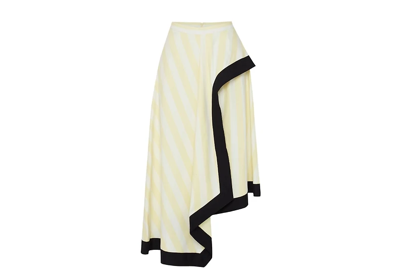 Labeca London Women's Kayra Cotton Striped Skirt