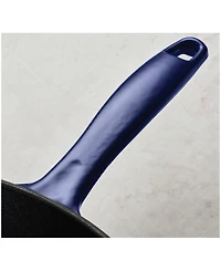 Tramontina Bestow 11-Inch Cast Iron Enameled Grill Pan with Press