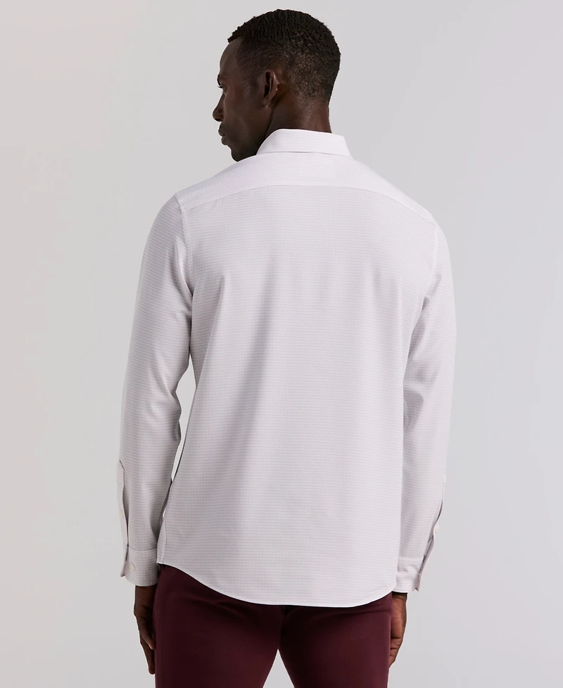 Perry Ellis Men's Long Sleeve Button-Down Shirt