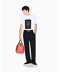 A|X Armani Exchange Men's Night Lab Peace Sign Embellished T-Shirt