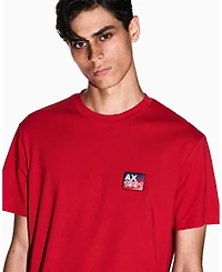 A|X Armani Exchange Men's Top Chest "A X 1991" Badge Graphic T-Shirt