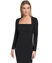 Calvin Klein Women's Long Sleeve Midi Dress