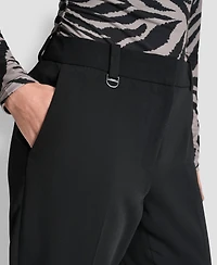 Dkny Women's Essex Ankle Leg Mid Rise Pants