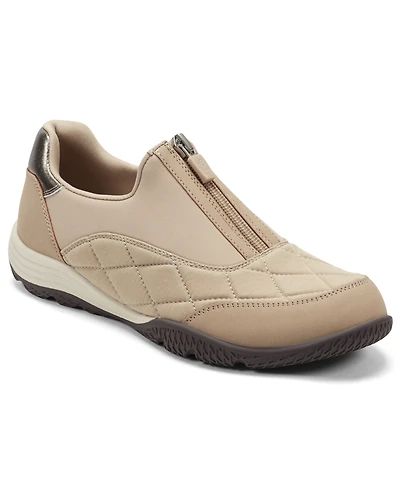 Easy Spirit Women's Barron Round Toe Front Zip Casual Sneakers