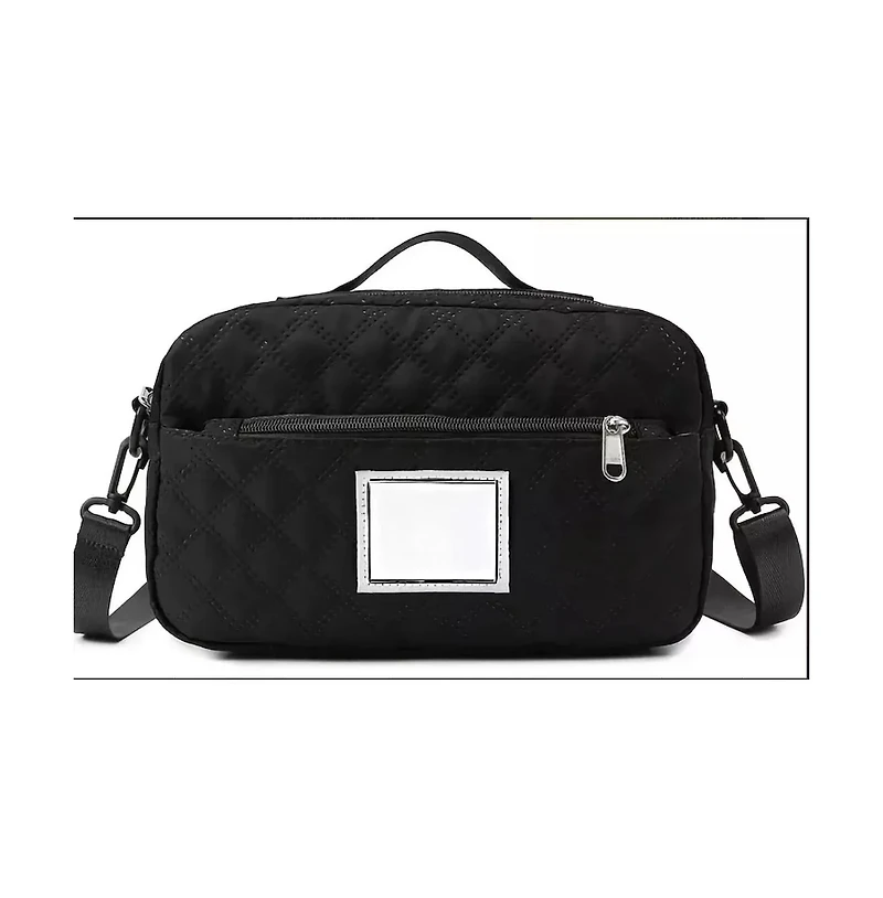 Three-dimensional Diamond Patterned Small Square Tote