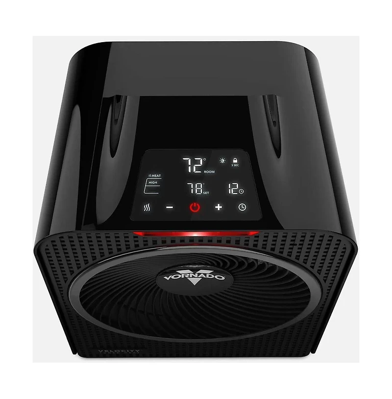 Whole Room Heater with Auto Climate Control Black – Velocity Tuned Heat V5
