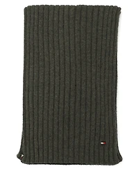 Tommy Hilfiger Men's 2-Piece Wide Rib Global Stripe Cuff Beanie and Scarf Set