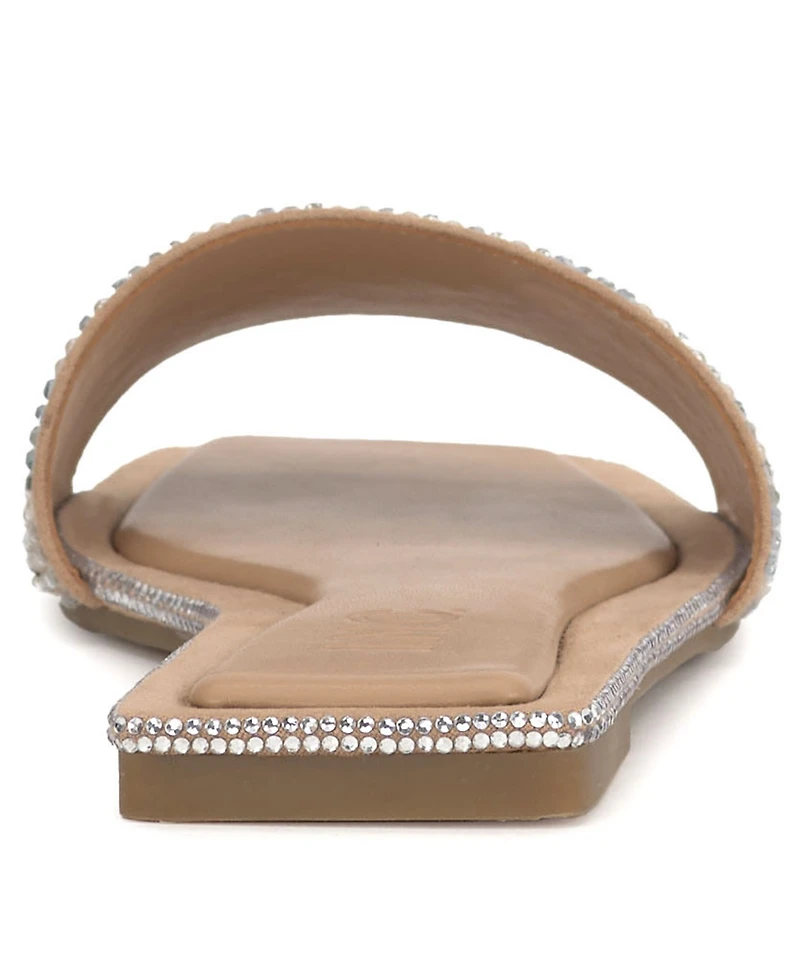 I.n.c. International Concepts Women's Yamille Square Toe Flat Sandals, Macy's Exclusive