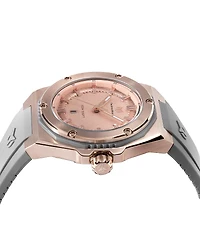 Technomarine Women's Tm-416081 Coral Quartz Rose Gold Dial Watch