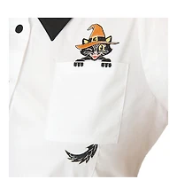 Unique Vintage Women's Plus 1940s Collared Blouse