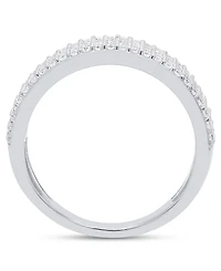 Macy's White Diamond Ring (1/2 ct. t.w.) Sterling Silver