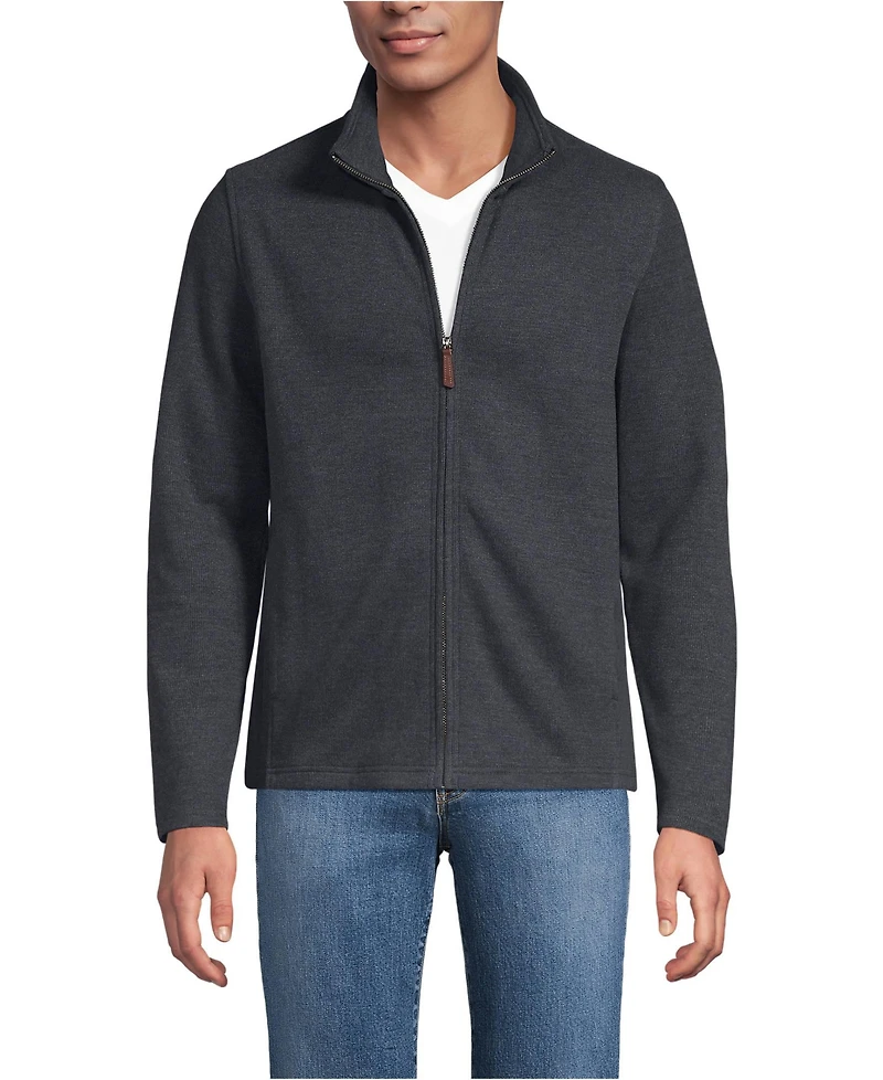 Lands' End Men's Bedford Rib Full Zip