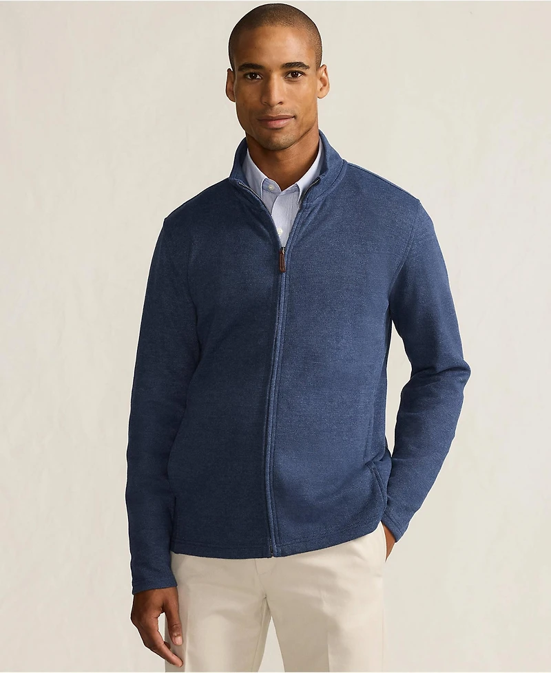 Lands' End Men's Bedford Rib Full Zip
