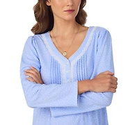 Eileen West Women's Floral Long Sleeve Night Gown