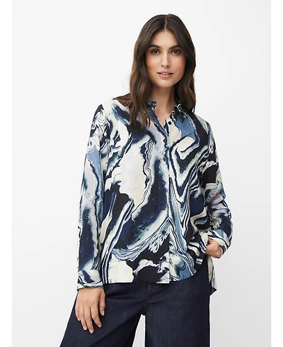 Masai Copenhagen Women's MaImanja Long Sleeve Collared Shirt