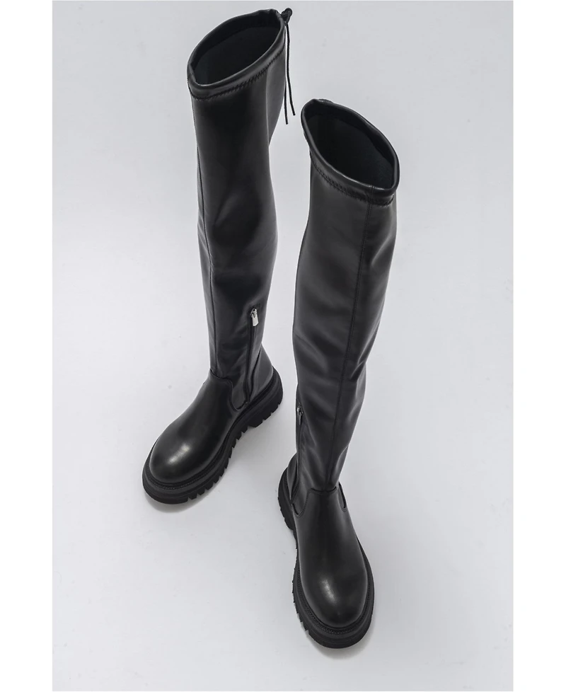Prologue Shoes Chip Over the Knee Boot (Women)