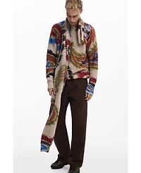 Desigual Men's Abstract paisley sweater