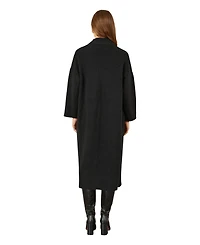Yumi Women's Knitted Maxi Cardigan With Pockets