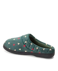 Dearfoams Women's Darcy Quilted Cuff Velour Clog House Slipper