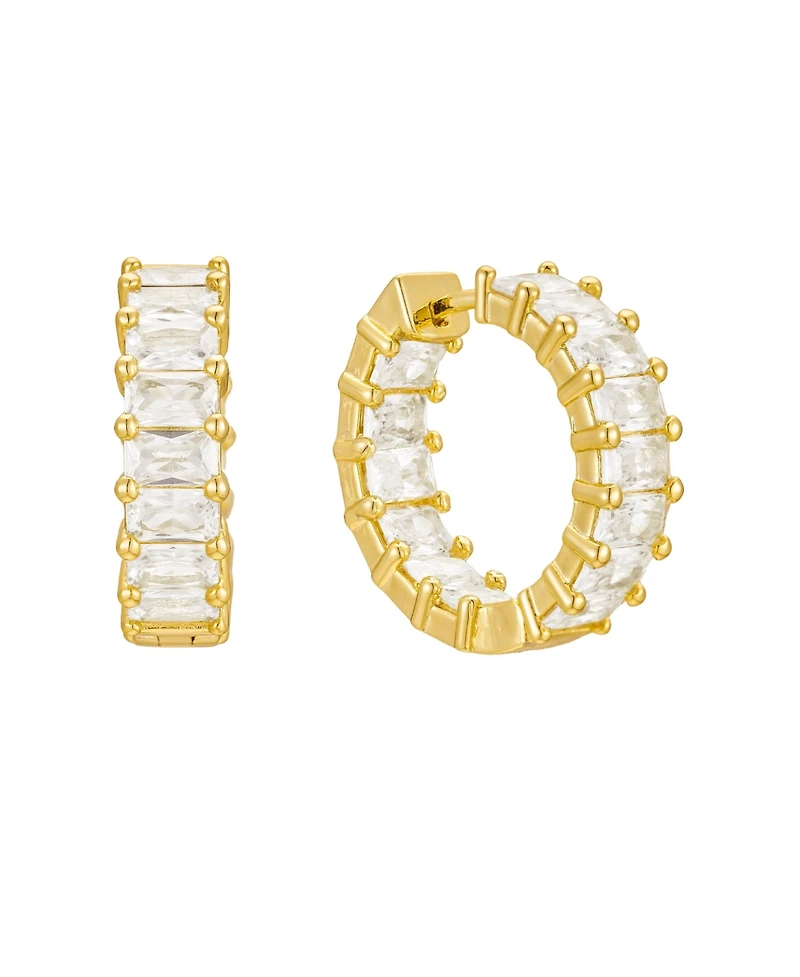Untamed Petals Taryn Crystal Hoops