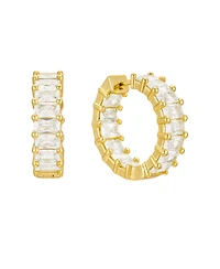 Untamed Petals Taryn Crystal Hoops