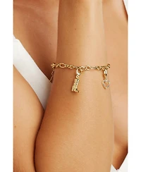 Untamed Petals Heart Charm