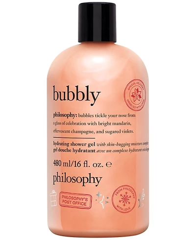 philosophy Bubbly Hydrating Shower Gel, Bubble Bath, & Shampoo, 16 oz.