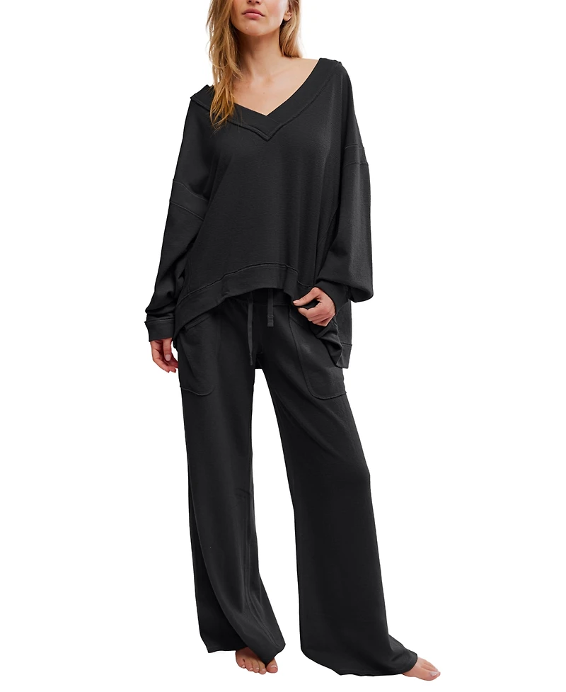 Free People Women's Staycation Pullover Sweatshirt