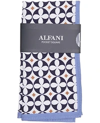 Alfani Men's Marrone Medallion Pocket Square, Macy's Exclusive
