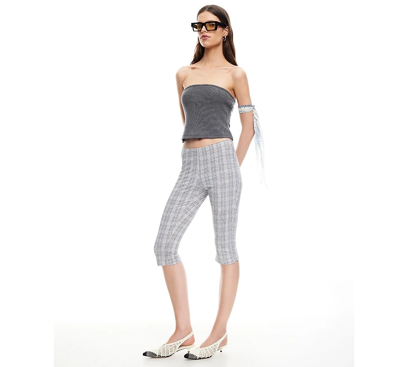 Lioness Women's Checked Starlet Capri Pants