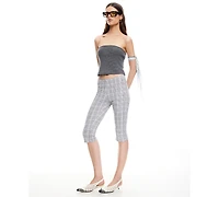 Lioness Women's Checked Starlet Capri Pants