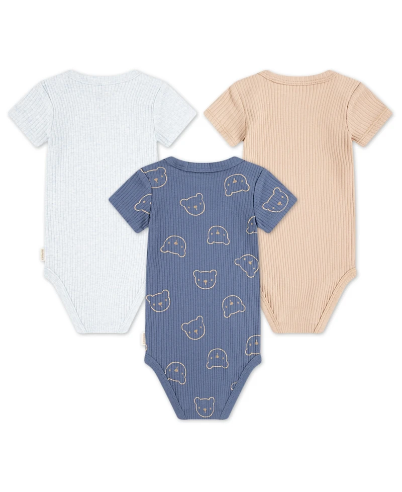Huggies Baby Boys 3-Piece Crewneck Bodysuits